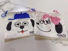 PEANUTS キャラクター巾着ポーチ