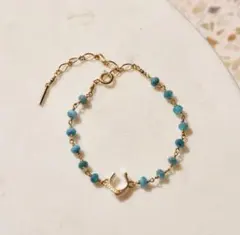 DAVAN 蹄鉄ホースシュー　ナチュラルストーンブレスレット203jewelry DAVAN 蹄鉄ホースシュー ナチュラルストーンブレスレット203jewelry