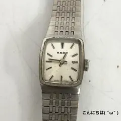 RADO ラドー 腕時計 レディース 手巻き ヴィンテージ トノー シルバー 銀のサムネイル