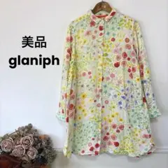 67 美品　glaniph 花柄　ワンピース