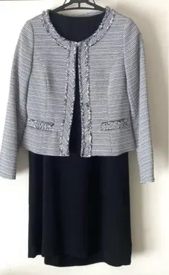 値下げ！　ノーカラー　フォーマルスーツ　ワンピース