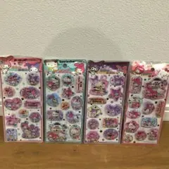 海外正規品　クロミ　マイメロ　キティちゃん　水シール　ウォーターシール