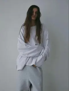 ETRE TOKYOカットオフカフスロンTeeグレー