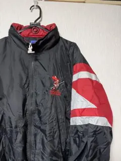 ぢ*ん様 STARTER ナイロンジャケット 黒/赤/灰