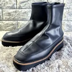 極美品❣️LE TALON GRISE ルタロン ショートブーツ 軽量 厚底