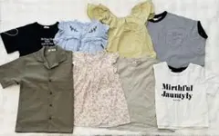 女の子 140 夏服まとめ売り 8点 トップス ブラウス 小さめ150含むのサムネイル