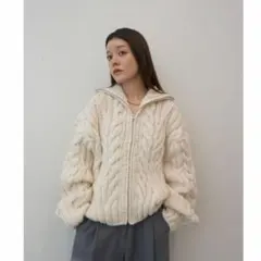 【完売品】TODAYFUL Volume Handknit Cardigan