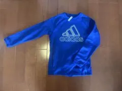 adidas 青 トレーナー 150 裏起毛