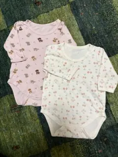 女の子ベビー肌着 70cm 2枚セット