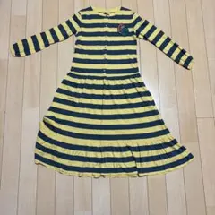 BOBO CHOCES ストライプ長袖ワンピース