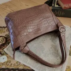 クロコダイル マットクロコダイル トートバッグ ハンドバッグ 入学式