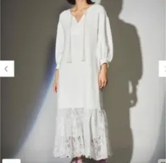 Grace continental レースヘムワンピー