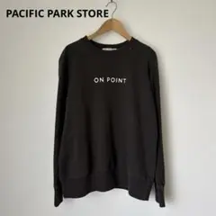 【美品】ケ20 PACIFIC PARK STORE トレーナー 黒 綿100%
