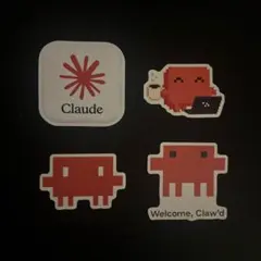 Claude ステッカー 4枚セット