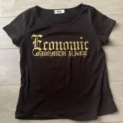 d.i.a. 半袖Tシャツ ブラック ゴールドロゴ