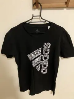 adidas 半袖 Tシャツ M ブラック (USED)