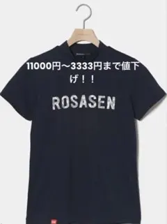 ROSASEN ネイビー Tシャツ Mサイズ