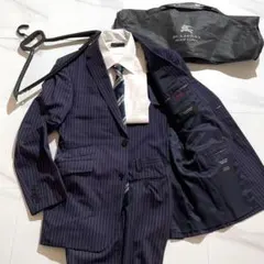 希少/L✨BURBERRYブラックレーベル スーツ タスマニアウール110’s