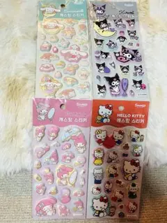 韓国正規品　サンリオ　マシュマロシール　4種セット　サンリオ公式