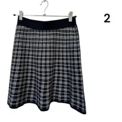 【美品】エニィスィス ニットスカート 台形 膝上丈 大人可愛い 2