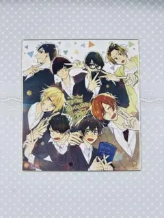 佐々木と宮野 箔押し色紙