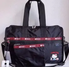 【新品】LeSportsacレスポートサック キティ　サンリオ　ボストンバッグ