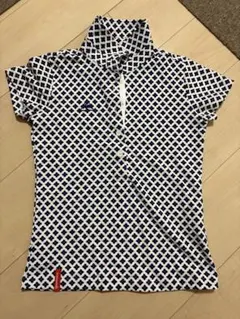 le coq sportif レディースポロシャツ Sサイズ 花柄