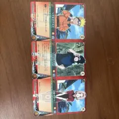 あ*す様 NARUTO カードゲーム 4枚セット 雪姫忍法帖拡張シート 第七班