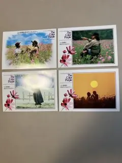 映画 The Color Purple ポストカード 4枚セット　スピルバーグのサムネイル