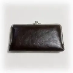 【最終値下げ】ニコアンド Niko and… がま口 長財布 ブラウン