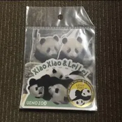 限定】王子動物園 タンタン記念バッジ×3 記念ポストカード×3