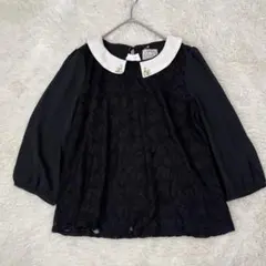 新品未使用品♡tocco closet トップス レース ブラック Mサイズのサムネイル