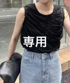 新品 インナーSETシャーリングタンク ブラック ⚠︎シャーリングタンクのみ