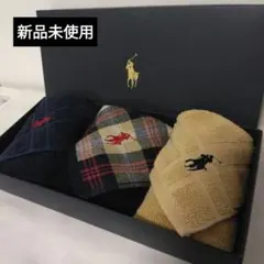 【RALPH LAUREN】新品未使用 ミニタオル 3枚セット