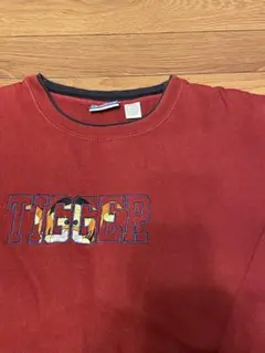 TIGGER 刺繍 赤 スウェット