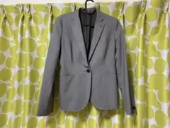サイズ9号 ORIHICA SHINYSTRETCH グレー ビジネスジャケット