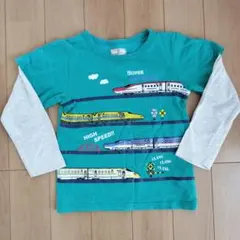 新幹線 長袖カットソー 120cm