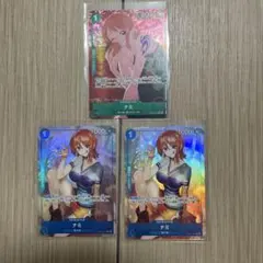 ワンピースカード　ナミパラレルセット