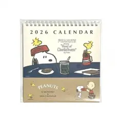 【未開封】PEANUTS ピーナッツ スヌーピー 卓上カレンダー 2026年