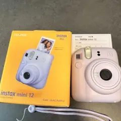 【超美品】Fujifilm instax mini 12 チェキ本体 フィルム付