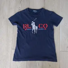 ポロ　ラルフローレン　 Tシャツ サイズ6 ネイビー