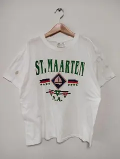 100 90s スーベニア セントマーチン島 シングルステッチ Tシャツ