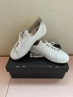 未使用 オニツカタイガー COLESNE LO NM ホワイトレザー スニーカー 