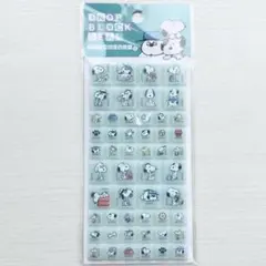 スヌーピー ドロップブロックシールタイルみたいなシール