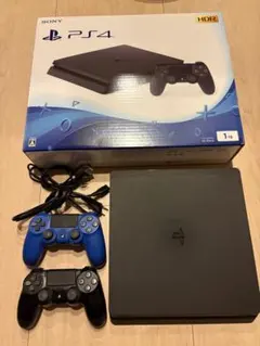 PlayStation4 本体 1TB 青・黒コントローラー付き