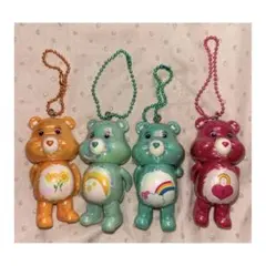 ケアベア　キーホルダー4点セット（おまけつき）
