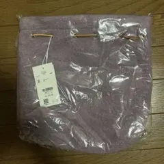 ボア巾着バッグ