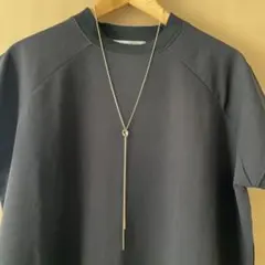 antiqua ロングスネークチェーンネックレス　ゴールド