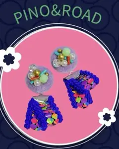 KAPA817様 ご専用 カラフルビーズのカボションとタッセル