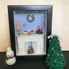 ドールハウス　スイーツクリスマス超美品とクリスマスツリーと雪だるまのサムネイル